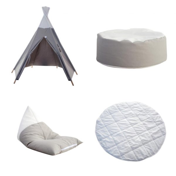 Grey Teepee Set