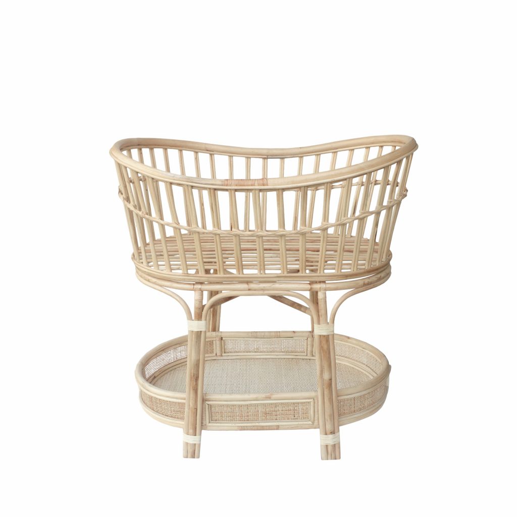 Rattan Baby Crib