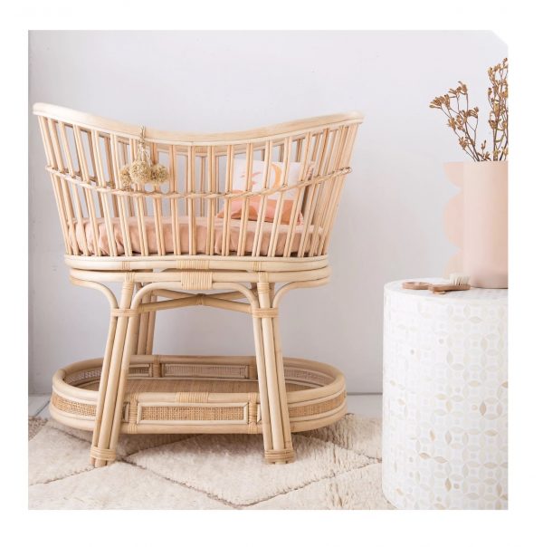 Rattan Baby Crib