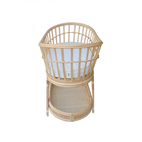 Rattan Baby Crib