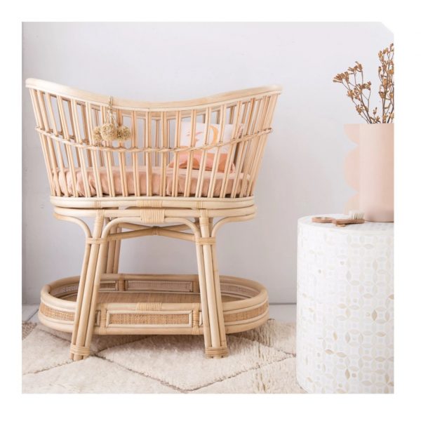 Rattan Baby Crib