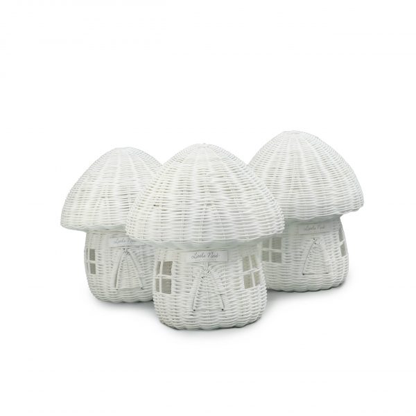 Rattan Mushroom Decoration