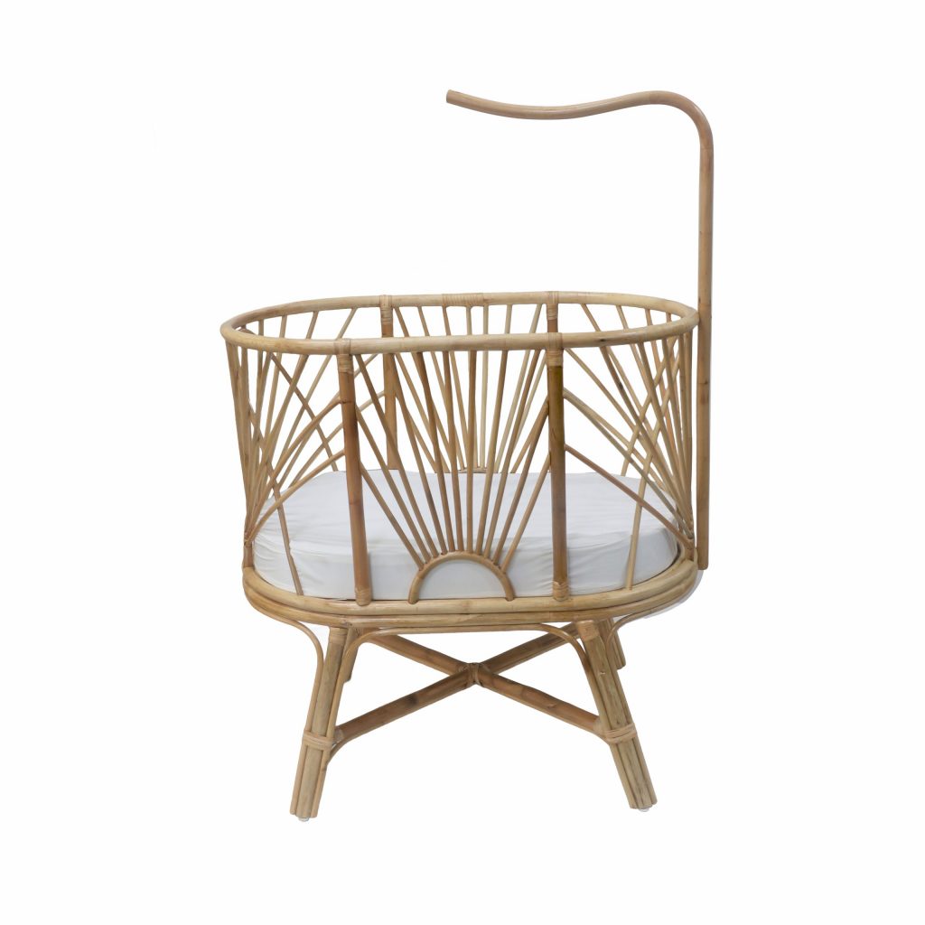 Sun Rattan Crib