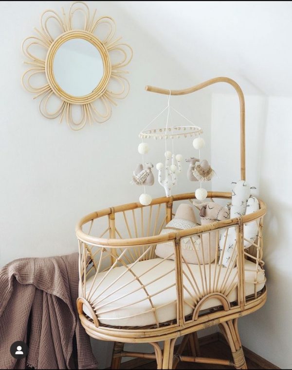 Sun Rattan Crib