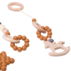 Brown Silicone Hanging Toys