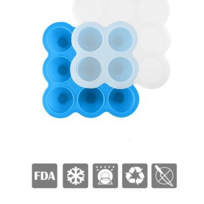 Silicone Baby Food Container - Blue