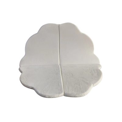 Flower Shape Crawling Mat - White