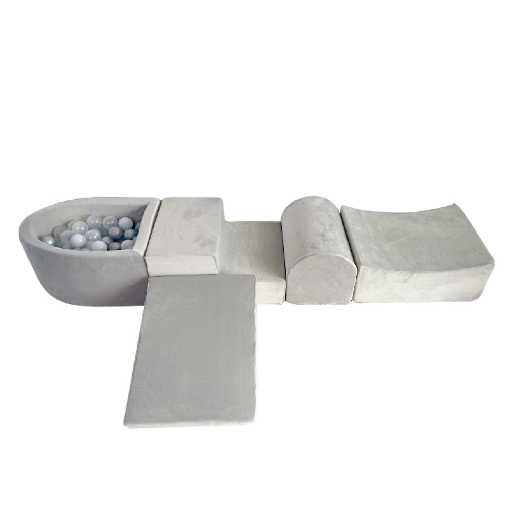 Indoor Grey Foam Play Set