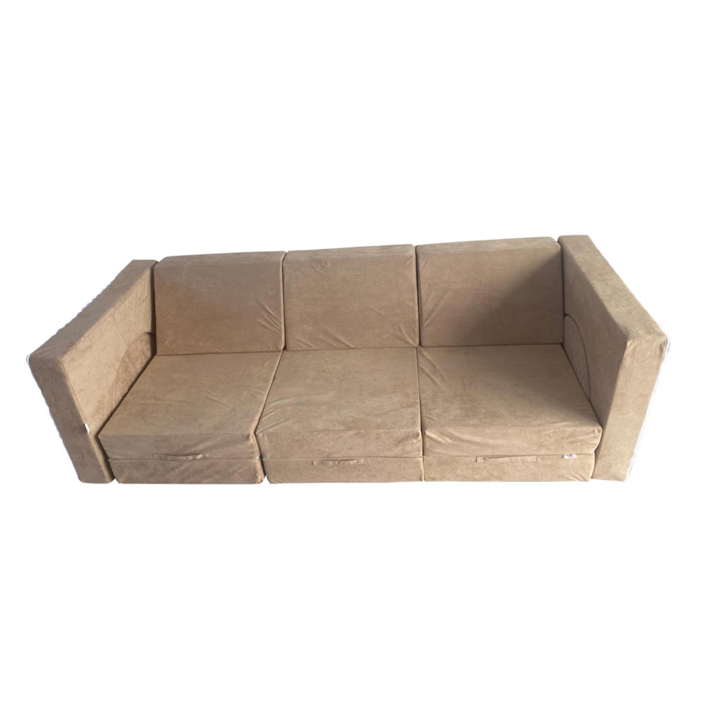 Indoor Kids Soft Play Sofa Beige