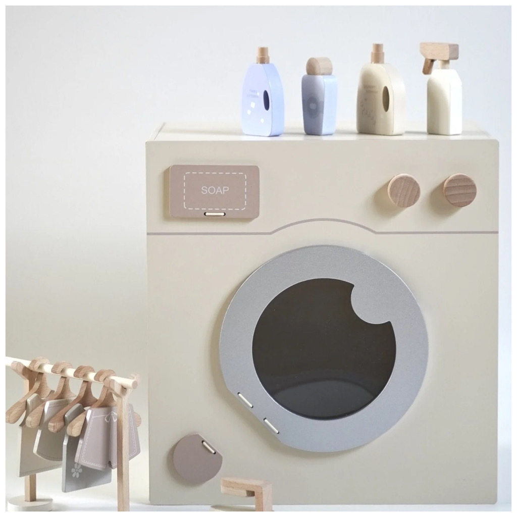 Wooden Nordic Style Washing Machine